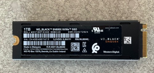 WD_BLACK 1TB SN850P NVMe M.2 SSD Officially Licensed Storage Expansion for PS - Picture 2 of 2