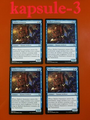 4x Skilled Animator | Commander Legends | MTG Magic Cards