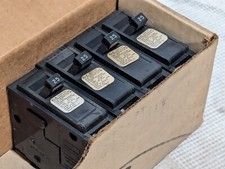 Lot of 4 Crouse-Hinds MP125 circuit breakers, 25A, 120/240VAC, 1 pole