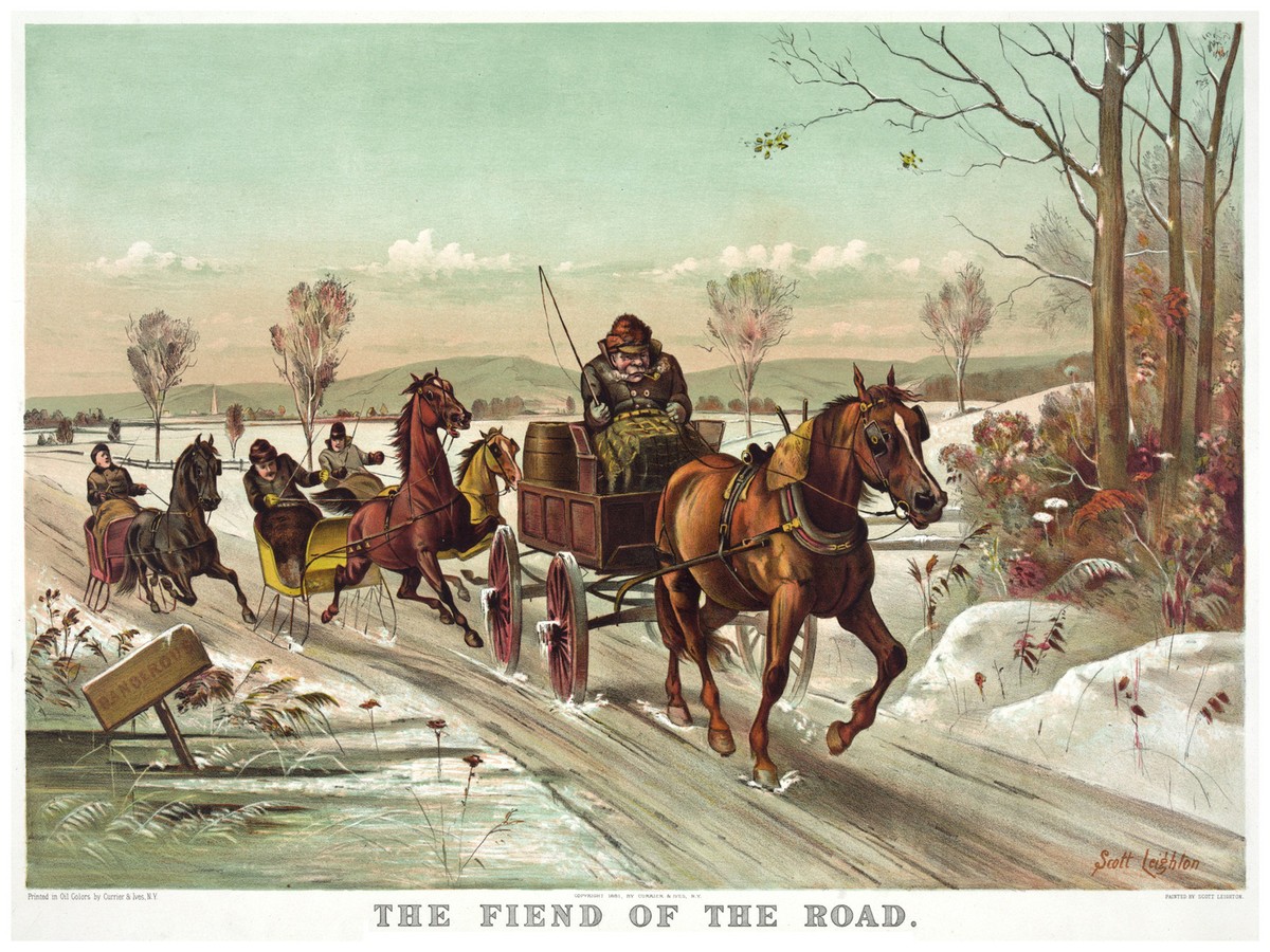 3289 Vintage Poster.Room wall art design.Fiend of the road