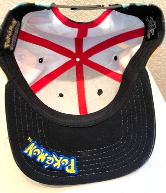 Pokemon Hat Snapback All Over Print PokeBall Unis… - image 6