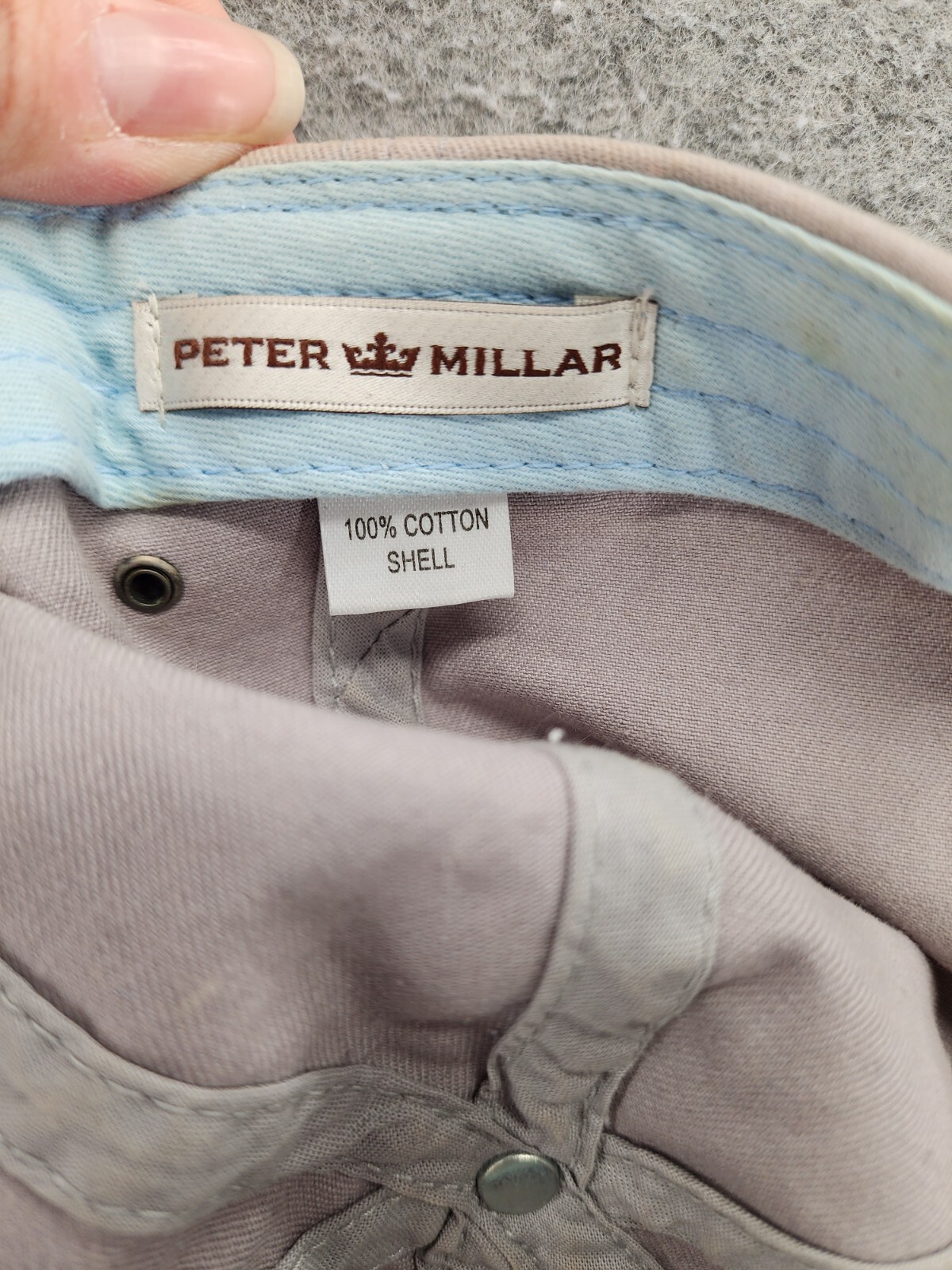 Peter Millar Hat Mens Adjustable Strap Back Gray - image 2