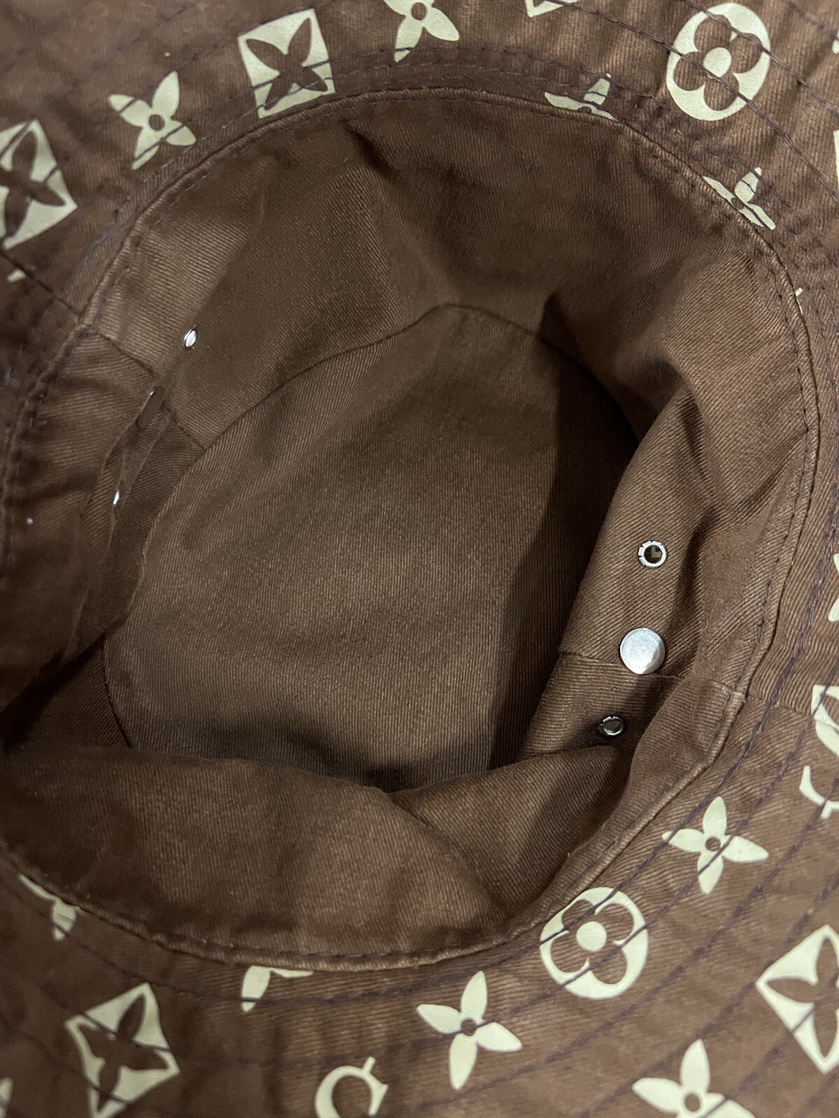 2000 Vintage LV Brown Monogram Bucket Hat - Supreme Deadstock | Click! image 4