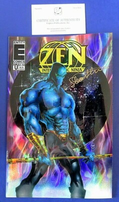 Zen Intergalactic Ninja #0 Chromium Cover Autographed Steve Stern