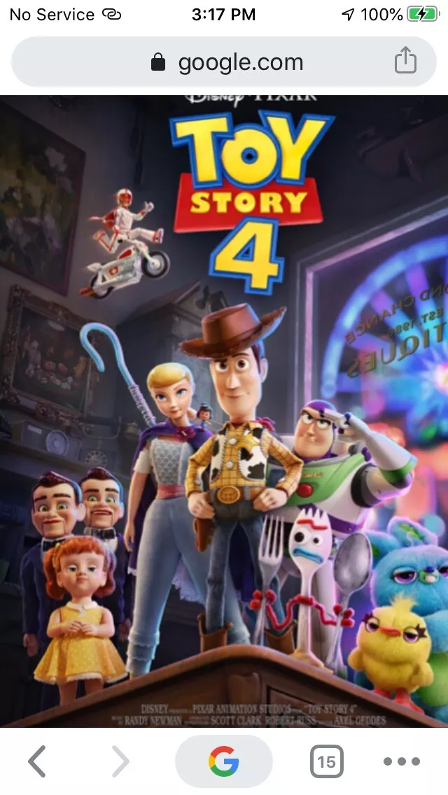 Google toy story 4 sales