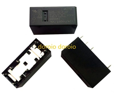 5PCS G2RL-14-E-CF 12VDC Power Relay 16A 250VAC 8Pins