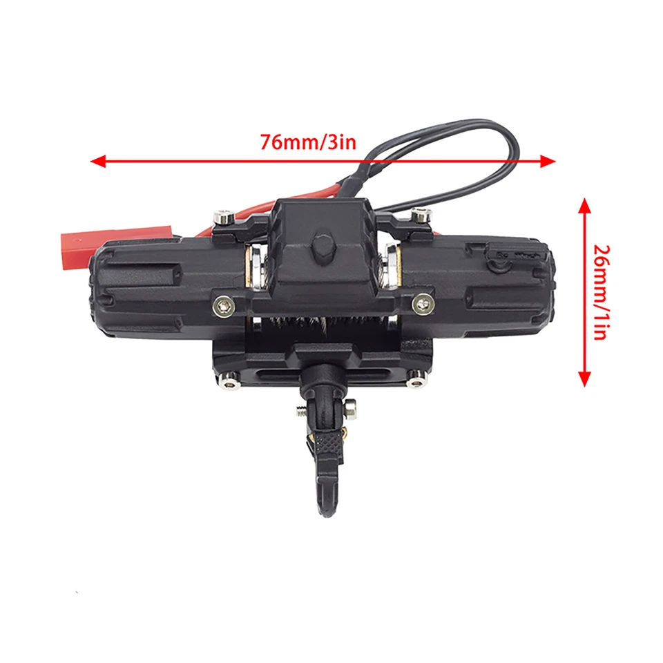 NEW Electric Winch Controller for 1:10 RC SCX10 90046 TRX4 D90 RC Car Crawler - Image 3 of 4