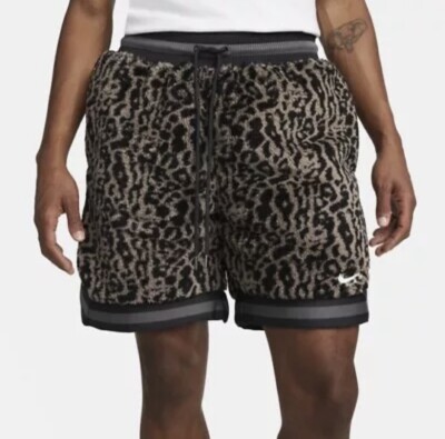 Nike Premium Basketball Leopard TAN Shorts Men's XL DQ6176-087