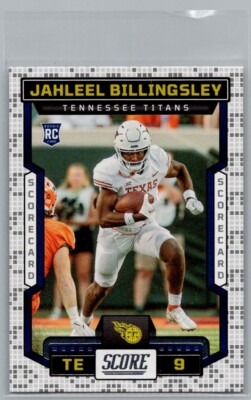 2023 SCORE SCOREBOARD- WRONG CARD NUMBER ERROR JAHLEEL BILLINGSLEY TENNESSEE