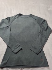 Top donna Mammut XS Klamath manica lunga PolarTec strato base grigio poli/lana