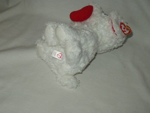 TY BEANIE BOO 9" HONEY BUN Dog boos purple sparkle eyes dated 2016  NWT - Picture 5 of 6