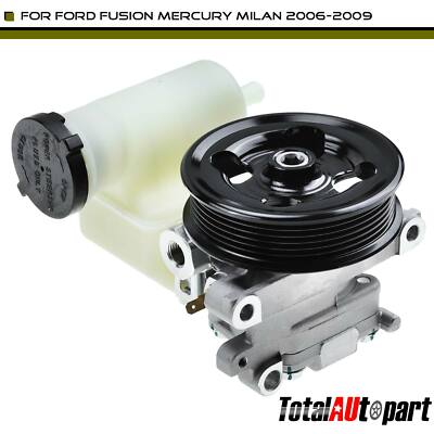 6E5Z3A696AB Power Steering Pump w/ Pulley & Reservoir for 06