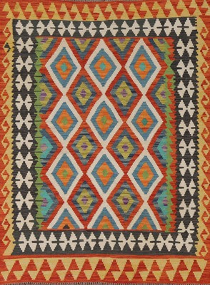 Reversible Kilim Kelim Rugs Rectangle Handwoven Kilim Carpets 4x6 ft