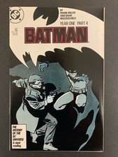 BATMAN #407 *HIGH GRADE!* (DC, 1987) YEAR ONE! MILLER! LOTS OF PICS! WHITE PAGES