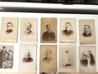 Lot Of Vintage Cabinet Cards 4/14 X 6 1/2 1875-1905  Mounted On Stiff Cardboard — photo 1