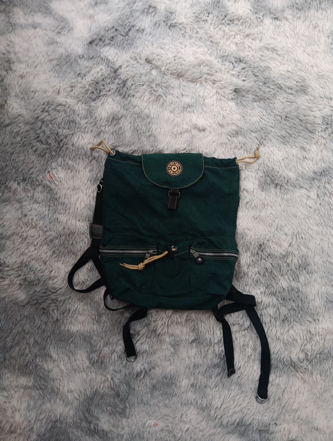 Kipling Live Light Nylon Backpack  Drawstring Poc… - image 1