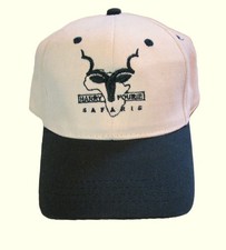 Harry Fourie Safaris Strapback Baseball Cap Off White/Green One Size Embroidered