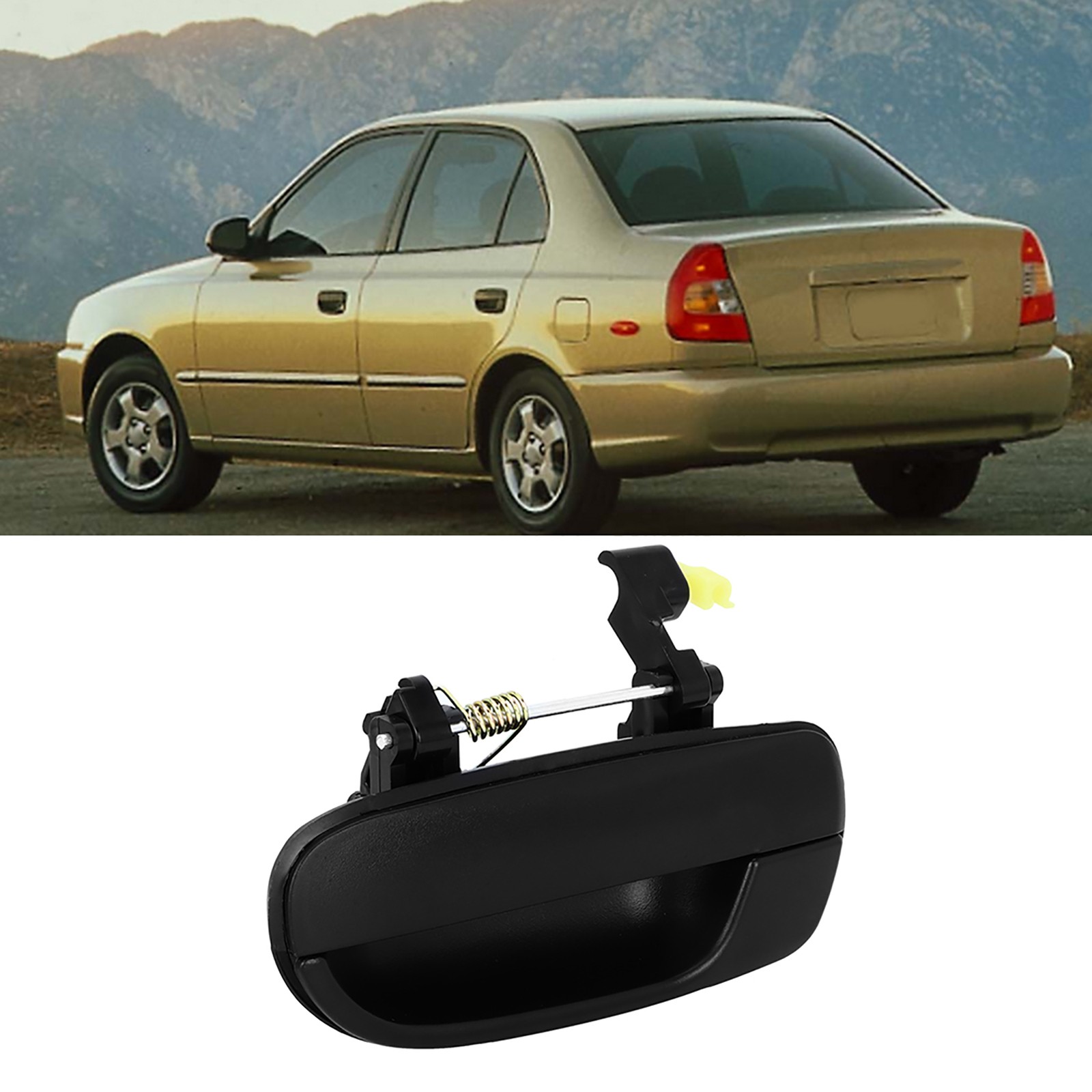 _Car Exterior Outside Rear Left Driver Side Door Handle Fit For Accent