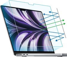 Comfort-Optimized 2-Pack Blue Light Blocking Screen Protector for MacBook Air