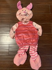 3pc Disney Plush Piglet 6-12 Months Spirit Halloween Costume-Winnie the Pooh