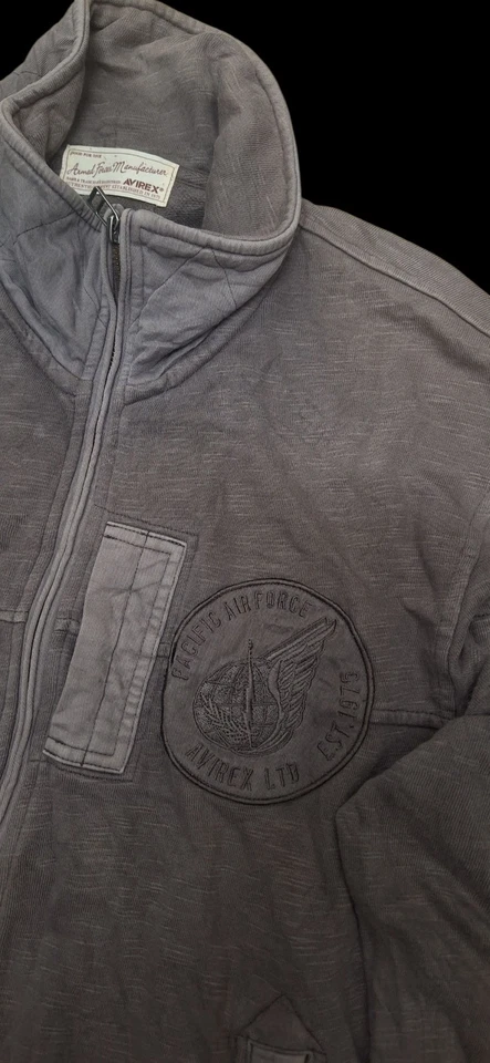 Vintage Avirex Military USAF Sweater Jacket - Image 2 of 4