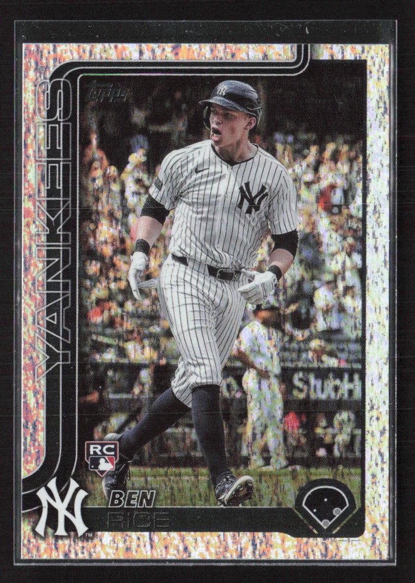 2025 Topps Silver Crackle Foilboard #337 Ben Rice - NM/MT+ RC