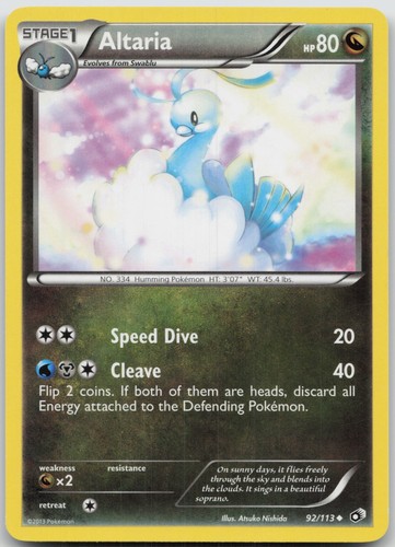 Altaria 92/113 Legendary Treasures Uncommon