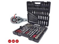 "Ks Tools 918.0216 1/4\"+3/8\"+1/2\" Chromeplus SteckschlüSsel-Satz, 216-Tlg"