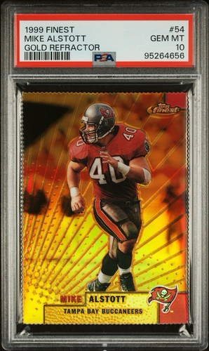 Mike Alstott [Refractor] #54 1999 Topps Finest card