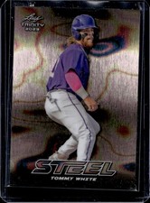 2023 Leaf Trinity Mega Box Tommy White Steel Lava Silver #S-76 Athletics