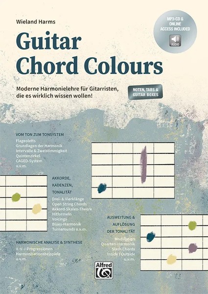 Guitar Chord Colours, M. 1 Audio-Cd, M. 1 Buch Wieland Harms Buch 400 S. Deutsch-image