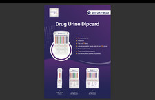 Instant Rapid 6 Panel Urine Drug Test Card