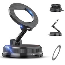 Car Holder Mount, 108LBS Vacuum Suction for MagSafe Car Mount, 3000gf Magneti...
