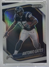 2025 Panini Prizm Black #126 Antonio Gates White /175 - Chargers | NFL HOF