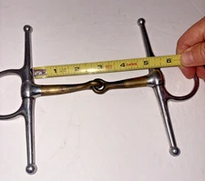Full Cheek snaffle Stainless Steel 5” Mouth English Horse Bit and headstall