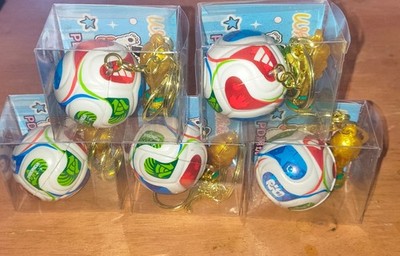 FIFA World Cup 2026 Keychain Set Soccer Ball + Trophy Charm