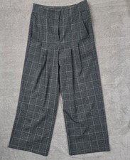 Banana Republic Pleat Wide Leg Trousers 6 Career Office Dark Academia Old Money