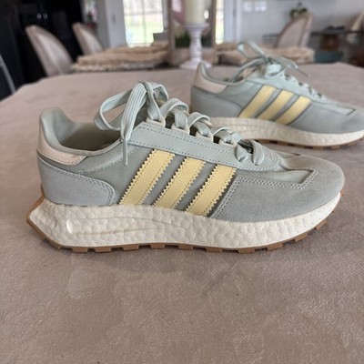 adidas Retropy E5 Linen Green Almost Yellow GW9419 Excellent Condition