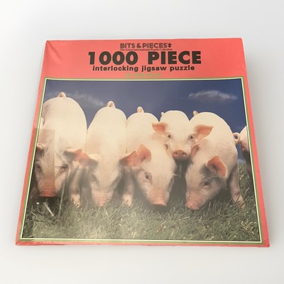 Bits And Pieces Jigsaw Puzzle Go Hog Wild Ron Kimball 1000 pc 23'' x 29  Sealed