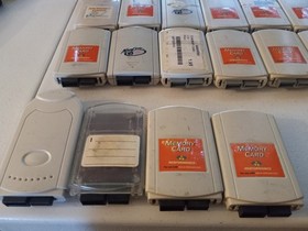 USA SEGA Dreamcast off brand Memory Card HUGE LOT Tested read 