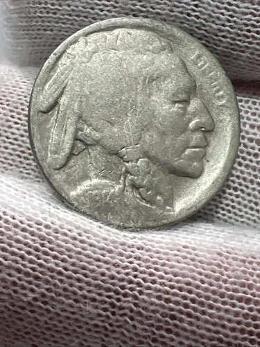 1914 D Full Horn Restored Date Buffalo Nickel - Nice Better Date US Coin!
