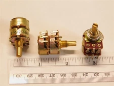 10 Vintage Automatic Radio 267-000 F 25K .5W Dual Ganged Potentiometers Linear