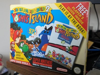 Super Mario World 2 Yoshi s Island SNES Big Box Limited Edition Komplett Selten
