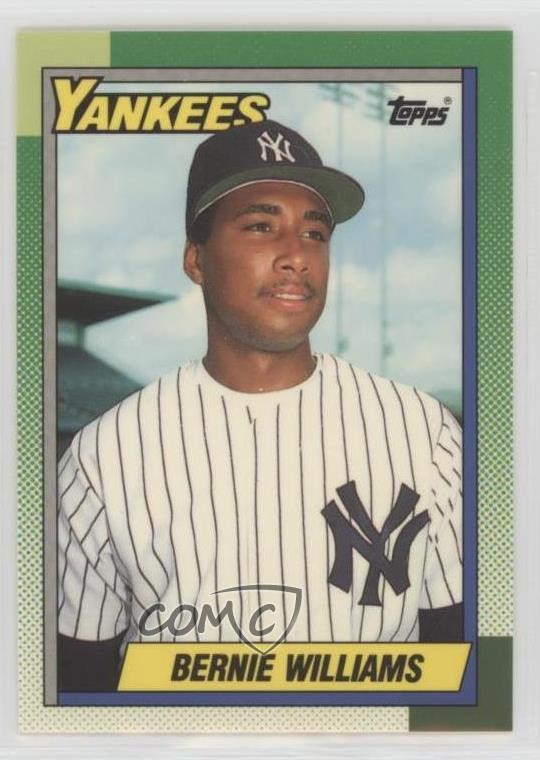 1990 Topps Box Set Collector's Edition (Tiffany) Bernie Williams #701 0h1