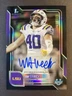 Whit Weeks Black Refractor Auto /10 2025 Bowman University Chrome 1st #BCA-WW