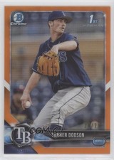 2018 Bowman Draft Chrome Orange Refractor 24/25 Tanner Dodson #BDC-78 n1u