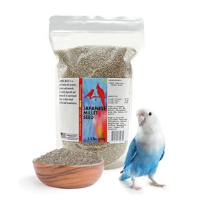 Morning Bird Japanese Millet Seed - Healthy & Nutritious for Pet Bird Food