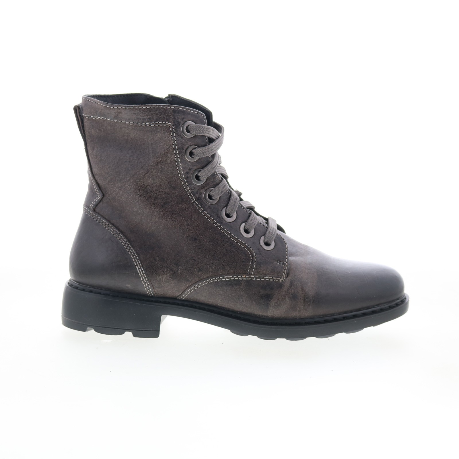 Johnston & Murphy Graice 78-51929 Womens Gray Leather Casual Dress Boots