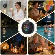 New Bluetooth Shower Speakers, Portable Wireless Speaker with Suction Cup