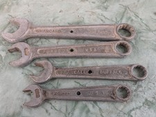 Vintage Barcola Buffalo USA 4 Piece Set 9/16" 5/8"3/4" 7/8" Combination Wrenches
